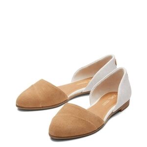 Toms Women Jutti D'orsay Loafer Slip on Pointed toe shoes flats sz 6
